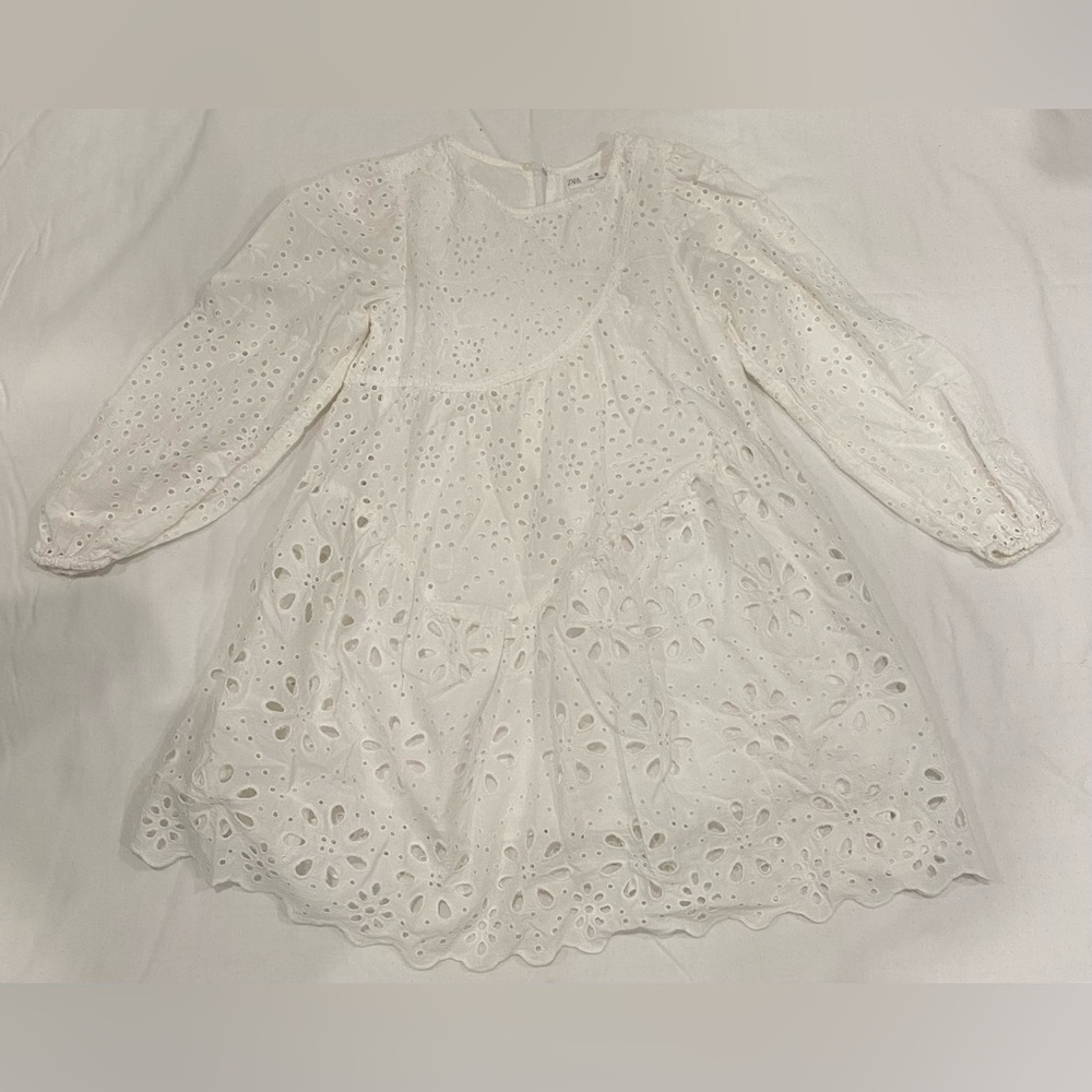 ZARA Girl White Dress size 10
